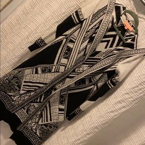 Abstract art cardigan